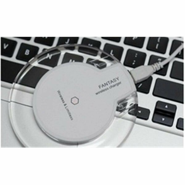 Ztech iPhone & Android Wireless Charging Pad with LED Lights - White ZT626485